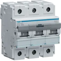 MCB 3P 15kA D-100A 4.5M