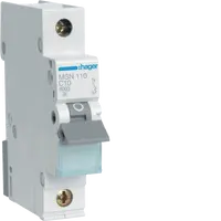 MCB 1P 6kA C-10A 1M