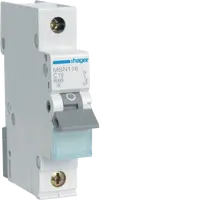 MCB 1P 6kA C-16A 1M