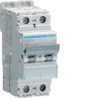 MCB 2P 10kA/15kA D-25A 2M