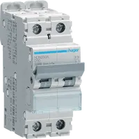 MCB 2P 10kA/15kA D-50A 2M