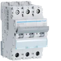MCB 3P 10kA/15kA D-10A 3M