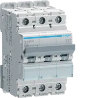 MCB 3P 10kA/15kA D-20A 3M