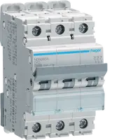MCB 3P 10kA/15kA D-63A 3M
