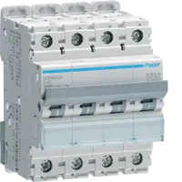 MCB 4P 10kA/15kA D-10A 4M