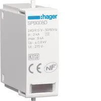 Cartridge L-N Uc 275 In 2kA Imax 8kA Up 1kV