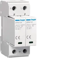 Surge Protection Device 2P T2 TNS/TT Uc 320V In 40kA Imax 100kA  remote contact