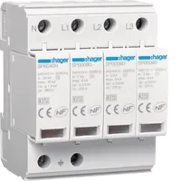 Surge Protection Device 4P TNS/TT Uc 275V In 2 kA Imax 8 kA Up 1kV