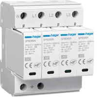 Surge Protection Device 4P T2 TNS/TT Uc 320V In 20kA Imax 65kA remote contact