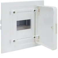 Small distributor,golf,flush,1row,4M,IP40,MS-terminal,ANZ,N+PE,white door