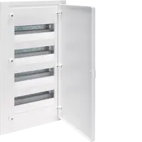 Small distributor,golf,flush,4row,IP40,48M,MS-terminal,ANZ,N+PE,white door