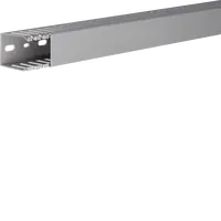Slotted panel trunking made of PVC DNG 50x37mm stone grey
