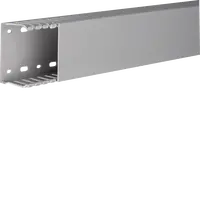 Slotted panel trunking made of PVC DNG 50x75mm stone grey