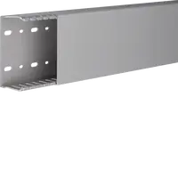 Slotted panel trunking made of PVC DNG 50x100mm stone grey