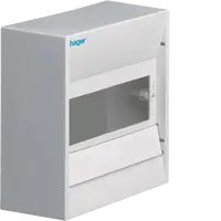 Mini-enclosure, GD, 6 module wide, protect. class IP30, without door