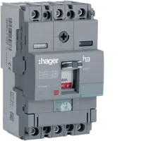 Moulded Case Circuit Breaker h3 x160 TM ADJ 3P3D  80A 25kA CTC