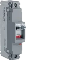 Moulded Case Circuit Breaker X160 1P 25kA 100A