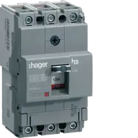 Moulded Case Circuit Breaker h3 x160 TM ADJ 3P3D  125A 25kA CTC