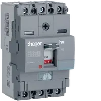 Moulded Case Circuit Breaker h3 x160 TM ADJ 3P3D  63A 40kA CTC