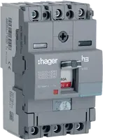 Moulded Case Circuit Breaker h3 x160 TM ADJ 3P3D  80A 40kA CTC