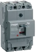 Moulded Case Circuit Breaker h3 x160 TM ADJ 3P3D  125A 40kA CTC