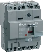 Moulded Case Circuit Breaker x160 4P 40kA 125A