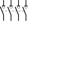 Load break switch with visible breaking 4P 200A