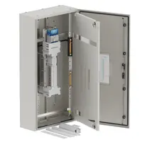 DB, elite, 24Pole, Meter, 250A Isolator 2x8 Mod+26 Mod,grey,1200x600x250mm