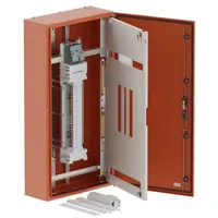 DB, elite, 24/18Pole, 200A MCCB Twin, 8 Modules, orange, 1200x600x250mm