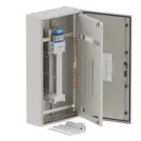 DB, elite, 24/18Pole, 160A Isolator Twin, 8 Modules, grey,1200x600x250mm