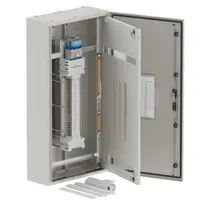 DB, elite, 30/12Pole,250A Isolator Twin, 8 Modules, grey, 1200x600x250mm
