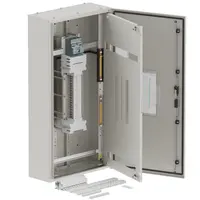 DB, elite, 36Pole, 200A MCCB Twin,8 Mod+26 Mod, grey,1200x600x250mm