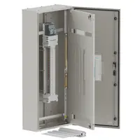 DB, elite, 42/12Pole, 160A MCCB Twin, 8 Modules, grey, 1400x600x250mm