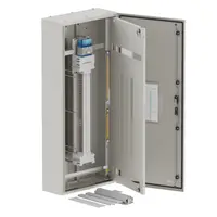 DB, elite, 42/24Pole, 160A Isolator Twin, 8 Modules, grey,1600x600x250mm
