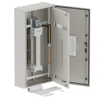 DB, elite, 48Pole, 200A MCCB Twin,8 Mod+26 Mod, grey,1400x600x250mm