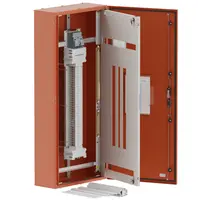 DB, elite, 48/18Pole, 160A MCCB Twin, 8 Modules, orange, 1400x600x250mm