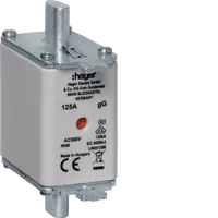 HRC LV fuse NH00 gG AC500V 125A double indicator with live gripping-lugs