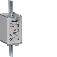 HRC LV fuse NH1 gG AC500V250A double indicator with live gripping-lugs