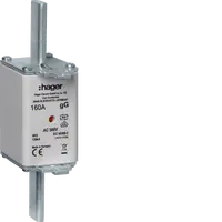 HRC LV fuse NH2C gG AC500V 160A double indicator with live gripping-lugs