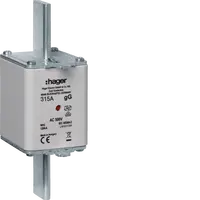 HRC LV fuse NH2 gG AC500V 315A double indicator with live gripping-lugs