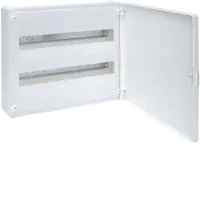Small distributor,golf,surface,2row,IP40,36M,MS-terminal,ANZ,N+PE,white door