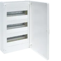 Small distributor,golf,surface,3row,IP40,36M,MS-terminal,ANZ,N+PE,white door