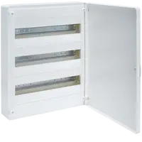 Small distributor,golf,surface,3row,IP40,54M,MS-terminal,ANZ,N+PE,white door