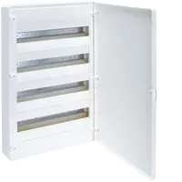 Small distributor,golf,surface,4row,IP40,72M,MS-terminal,ANZ,N+PE,white door