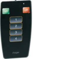 Remote control for customer for presence detectors 360° monobloc