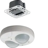 Presence detector 360°, 1 channel, wall mounted, white