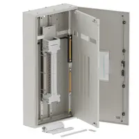Single chassis, apex, 48 Pole,250A Direct Twin, 6 Modules, grey, 1200x600x200mm