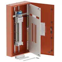 Single chassis, apex, 48 Pole,160A Isolator Twin,6 Modules,orange,1200x600x200mm