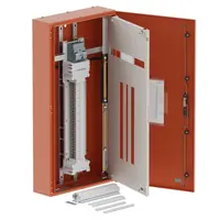 Singe chassis, apex, 60Pole, 160A MCCB Twin, 6 Modules, orange, 1200x600x200mm