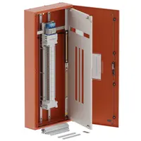 Single chassis, apex, 72Pole,250A Isolator Twin,6 Modules,orange,1400x600x200mm
